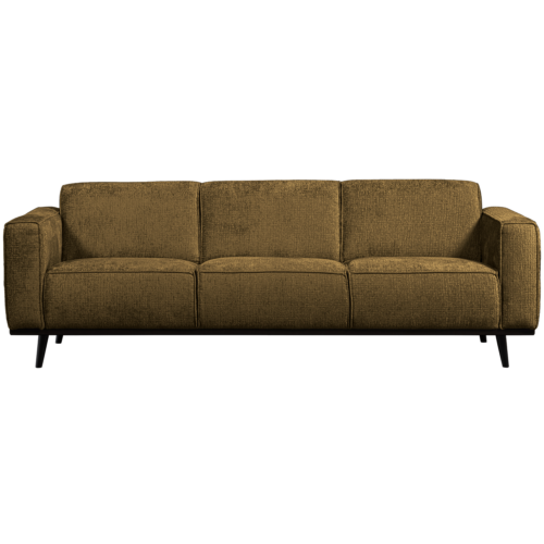 Statement 3-zits bank 230 cm structure velvet brass - Afbeelding 2