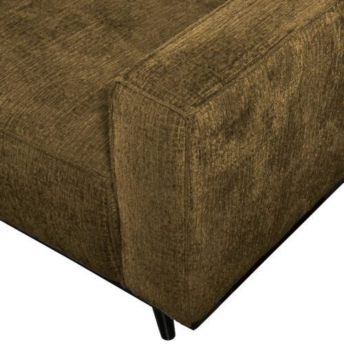 Statement 3-zits bank 230 cm structure velvet brass - Afbeelding 4