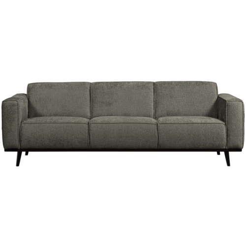 Statement 3-zits bank 230 cm structure velvet frost - Afbeelding 2