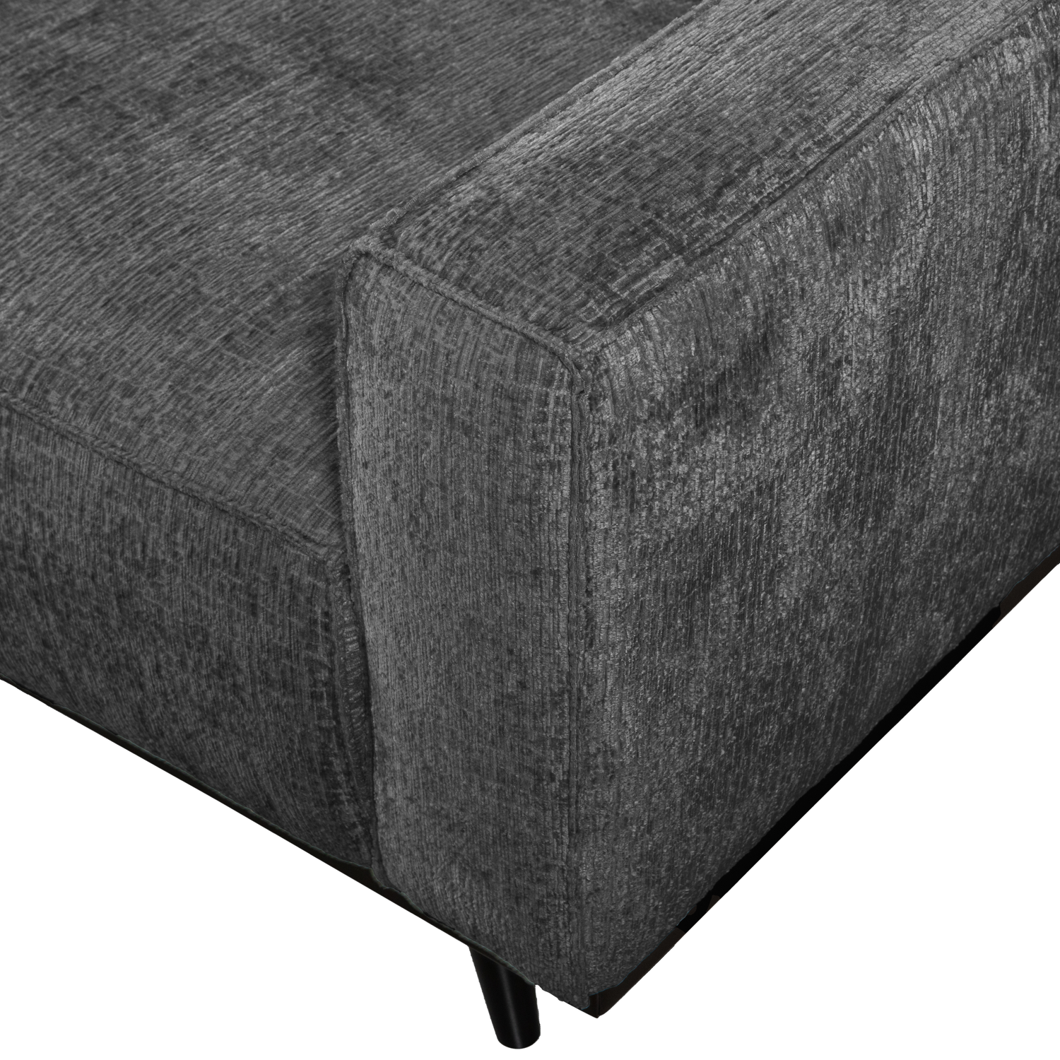 Statement 3-zits bank 230 cm structure velvet mountain - Afbeelding 4