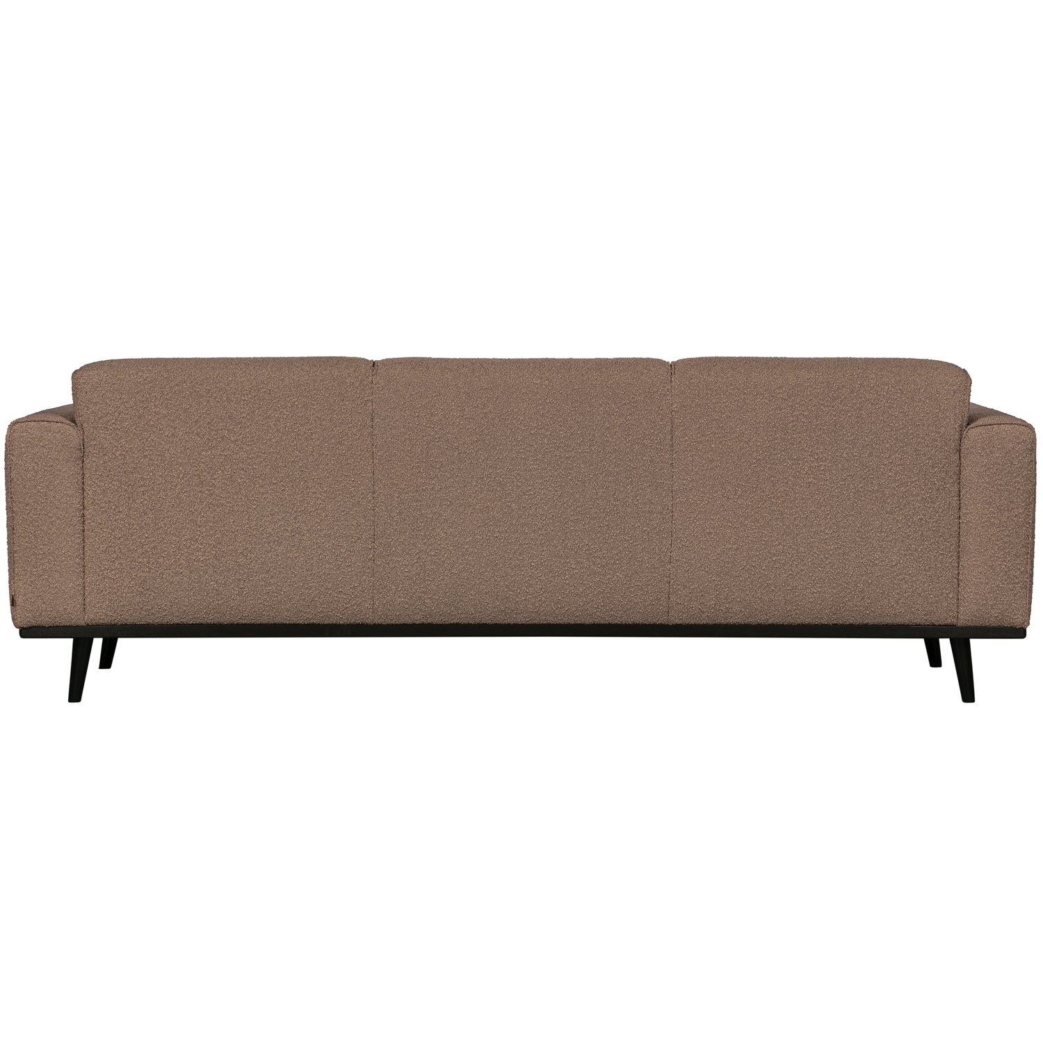 Statement 3-zits bank 230 cm bouclé nougat - Afbeelding 4