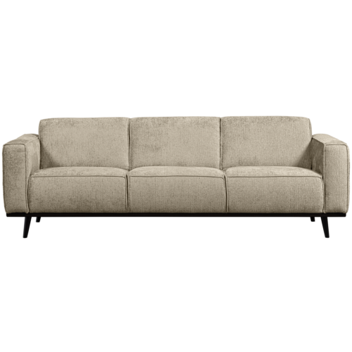 Statement 3-zits bank 230 cm structure velvet wheatfield - Afbeelding 3
