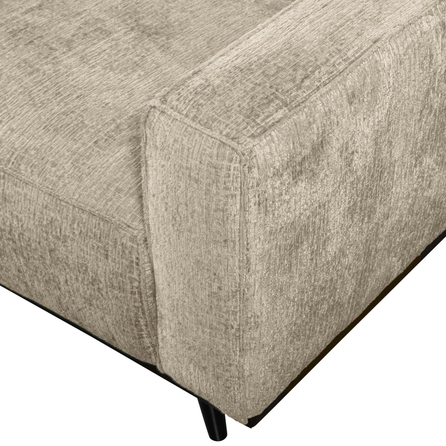 Statement 3-zits bank 230 cm structure velvet wheatfield - Afbeelding 5