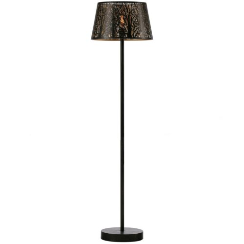 Vloerlamp Keto kleur Zwart/Antique Brass - Afbeelding 4