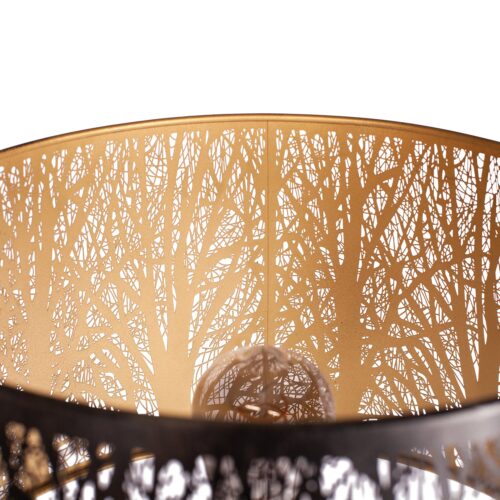 Vloerlamp Keto kleur Zwart/Antique Brass - Afbeelding 6