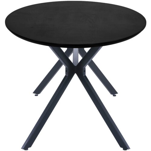 Ovale Eettafel Bruno 220 x 100cm, kleur zwart - Afbeelding 5