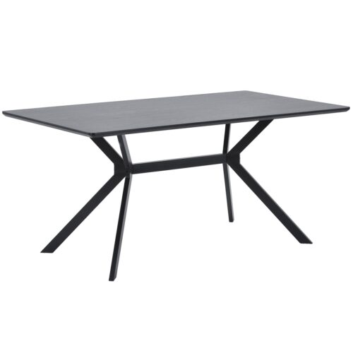 Rechte Eettafel Bruno 200 cm - Zwart