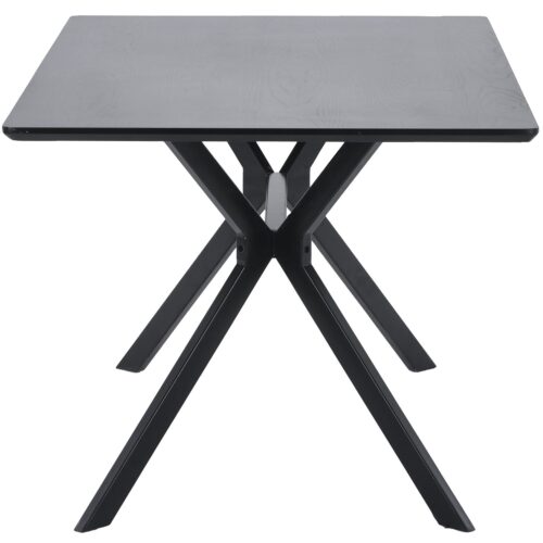 Rechte Eettafel Bruno 200 cm - Zwart - Afbeelding 3