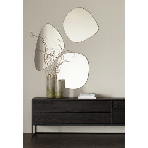 Philou spiegel zwart 80x85cm - Afbeelding 2