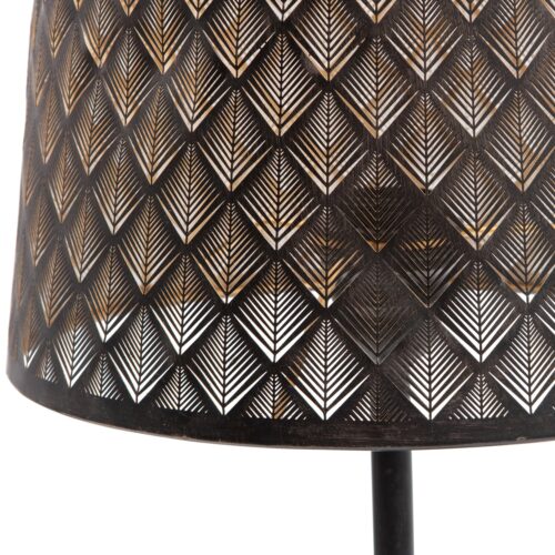 Tafellamp Kars kleur Zwart/Antique Brass - Afbeelding 5