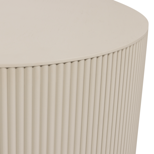 Ronde Bijzettafel Sanne 60cm  Antique Beige - Afbeelding 4