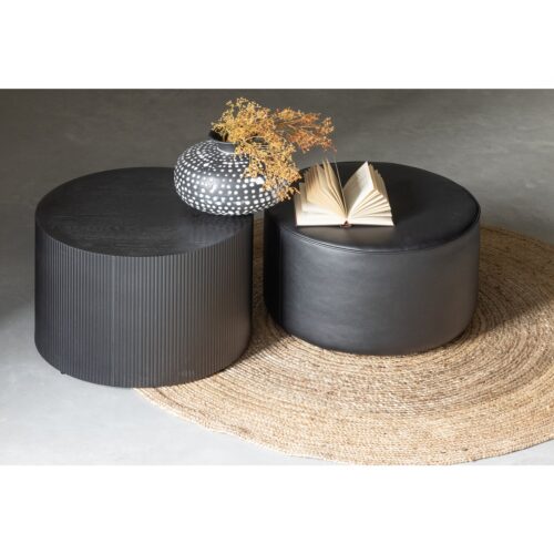 Ronde Bijzettafel Sanne ø60cm - Zwart - Afbeelding 2