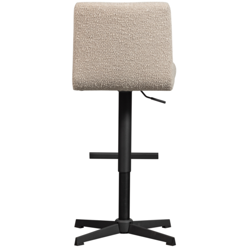 Draaibare Barstoel Vinny Bouclé -  Zand (zithoogte 60-80cm) - Afbeelding 8