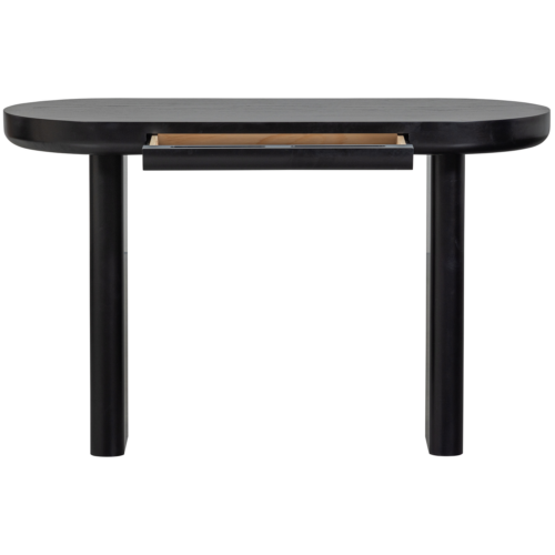 Bureau/Sidetable Mael Met 1 lade, 120 x 50cm kleur Zwart - Afbeelding 5