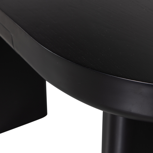 Bureau/Sidetable Mael Met 1 lade, 120 x 50cm kleur Zwart - Afbeelding 9