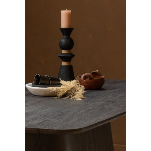 Eettafel Leah MDF 200 x 105cm - Bruin - Afbeelding 3
