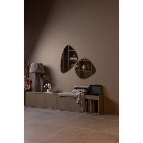 Opbergbank Turner Met kussen, 80cm, kleur Mud - Afbeelding 3