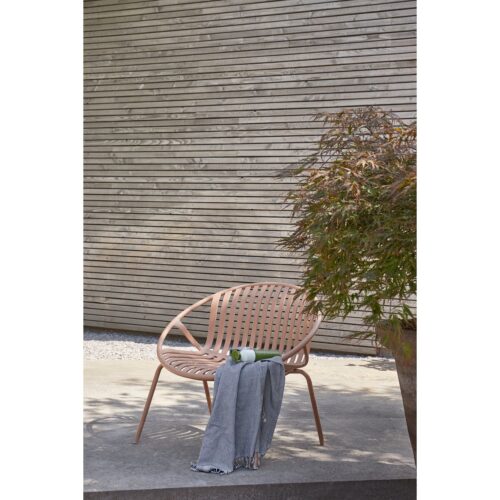 Tuin Fauteuil Bruce met hocker - zalm roze - Afbeelding 14