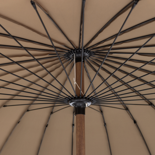 Monica parasol zand/groen Ø280cm - Afbeelding 6