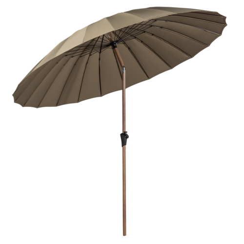 Monica parasol zand/groen Ø280cm