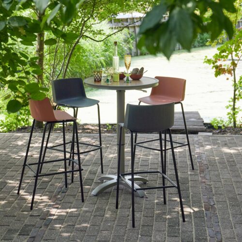Ronde Bartafel Jeppe In hoogte verstelbaar, 70cm - Afbeelding 2