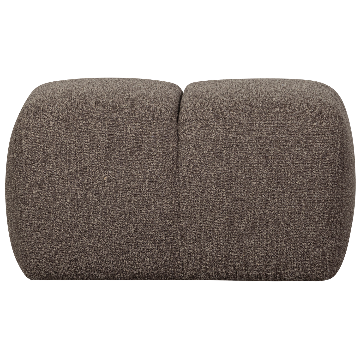 Poef Mojo 45x84x64cm Bouclé Bruin - Afbeelding 4