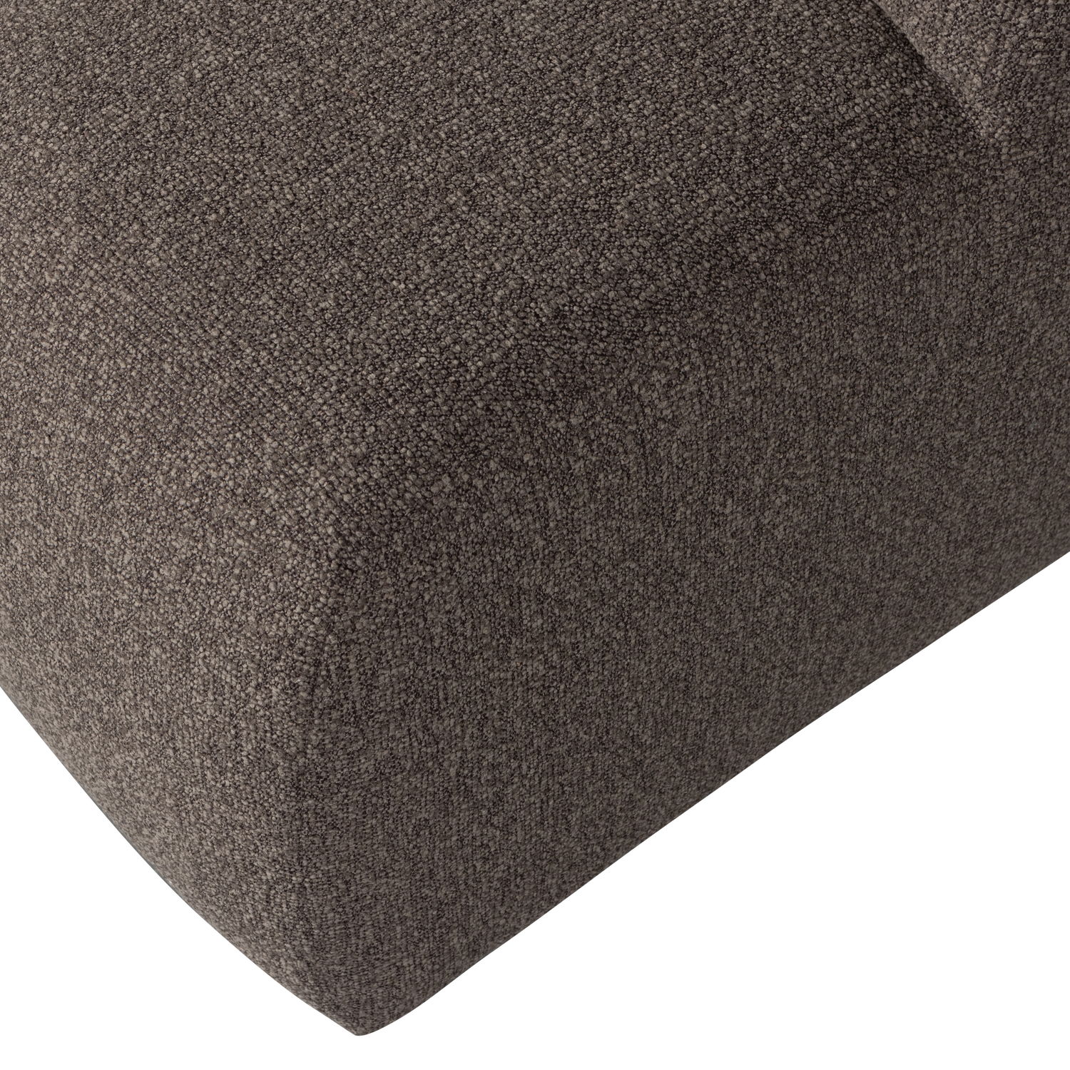 Poef Mojo 45x84x64cm Bouclé Bruin - Afbeelding 5