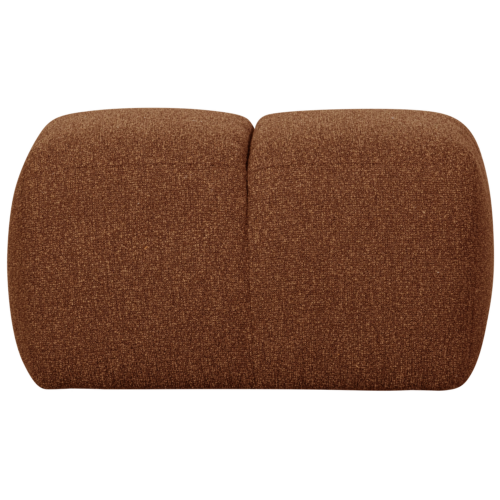 Poef Mojo 45x84x64cm Bouclé Roestbruin - Afbeelding 2