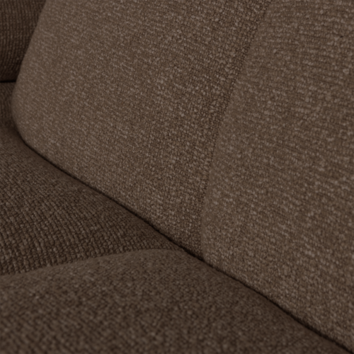 Mojo Loungebank rechts bouclé bruin melange - Afbeelding 9
