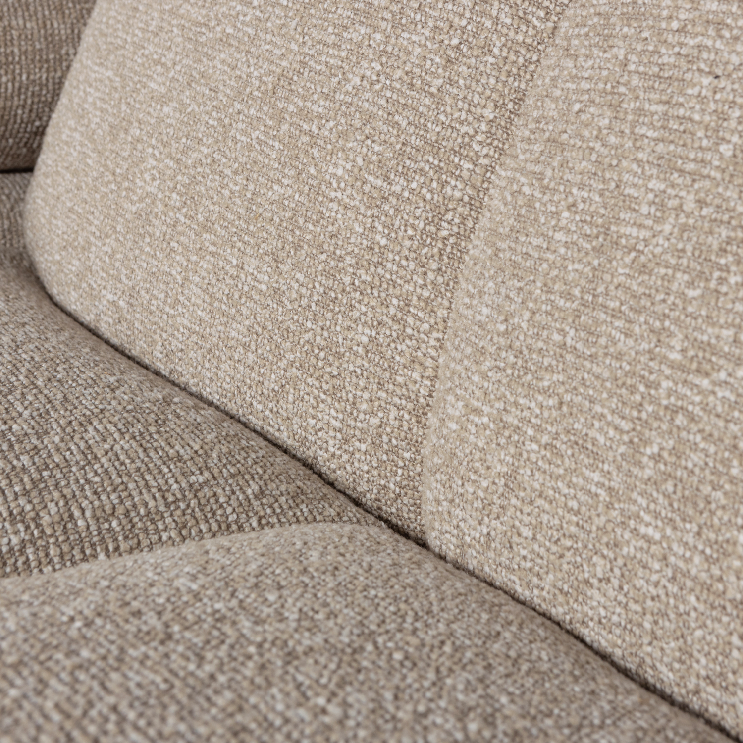 Mojo Loungebank rechts bouclé beige melange - Afbeelding 11