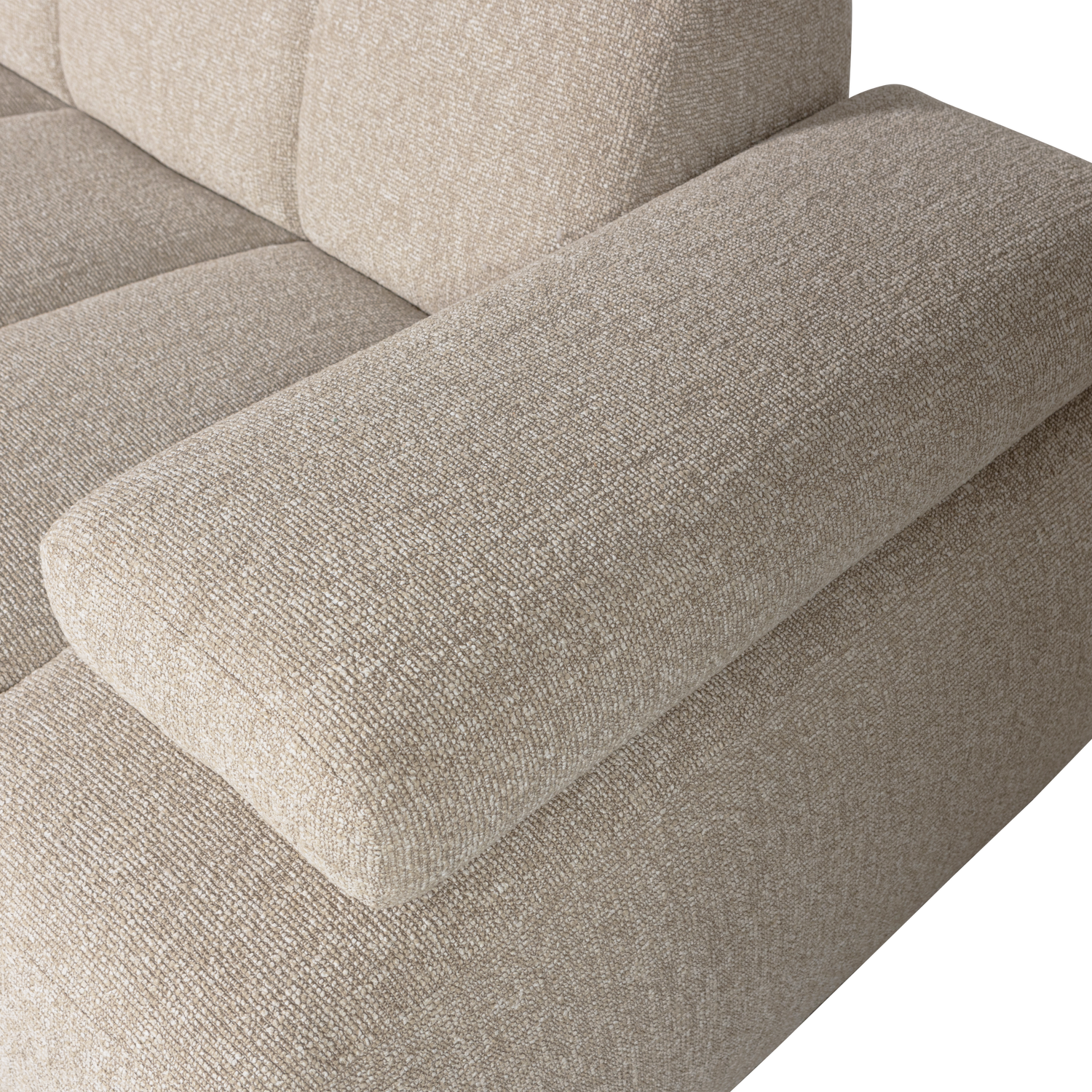 Mojo Loungebank links bouclé beige melange - Afbeelding 10