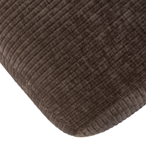 Eetkamerbank Mojo Zonder Rugleuning Geweven Rib 164cm Bruin - Afbeelding 4