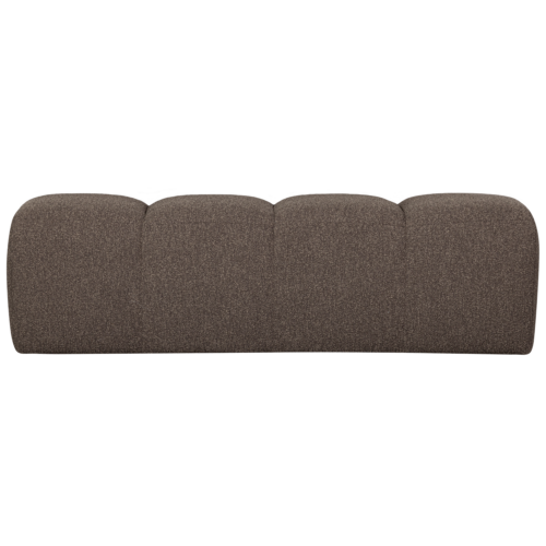 Eetkamerbank Mojo Zonder Rugleuning Bouclé 164cm Bruin - Afbeelding 2