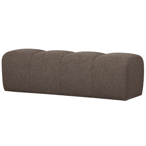 Eetkamerbank Mojo Zonder Rugleuning Bouclé 164cm Bruin