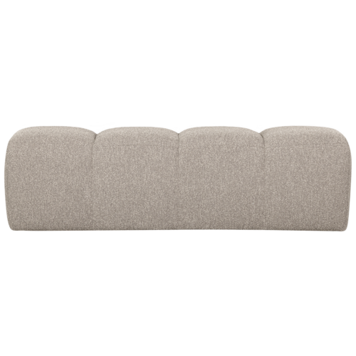 Eetkamerbank Mojo Zonder Rugleuning Bouclé 164cm Beige - Afbeelding 2