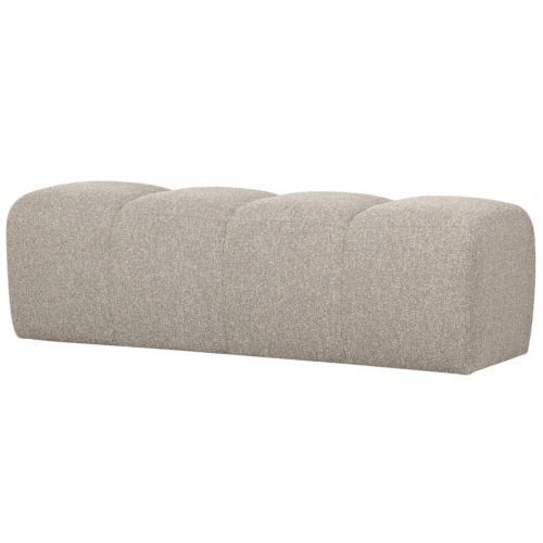 Eetkamerbank Mojo Zonder Rugleuning Bouclé 164cm Beige