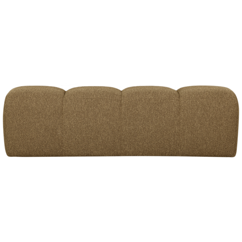 Eetkamerbank Mojo Zonder Rugleuning Bouclé 164cm GeelBruin - Afbeelding 3