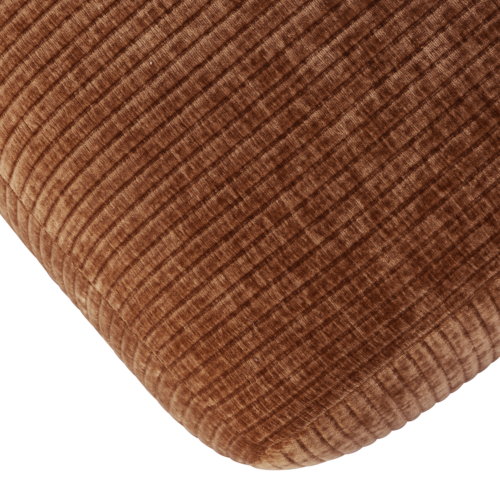 Eetkamerbank Mojo Zonder Rugleuning Geweven Rib 164cm Roestbruin - Afbeelding 4