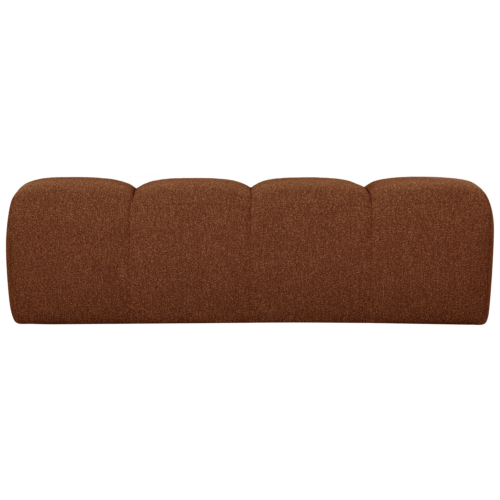 Eetkamerbank Mojo Zonder Rugleuning Bouclé 164cm RoestBruin - Afbeelding 2