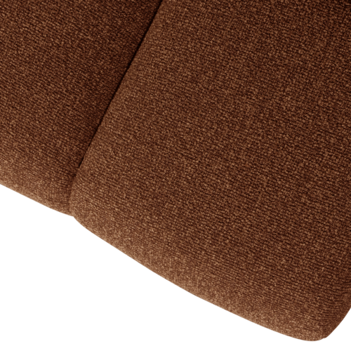 Eetkamerbank Mojo Zonder Rugleuning Bouclé 164cm RoestBruin - Afbeelding 3