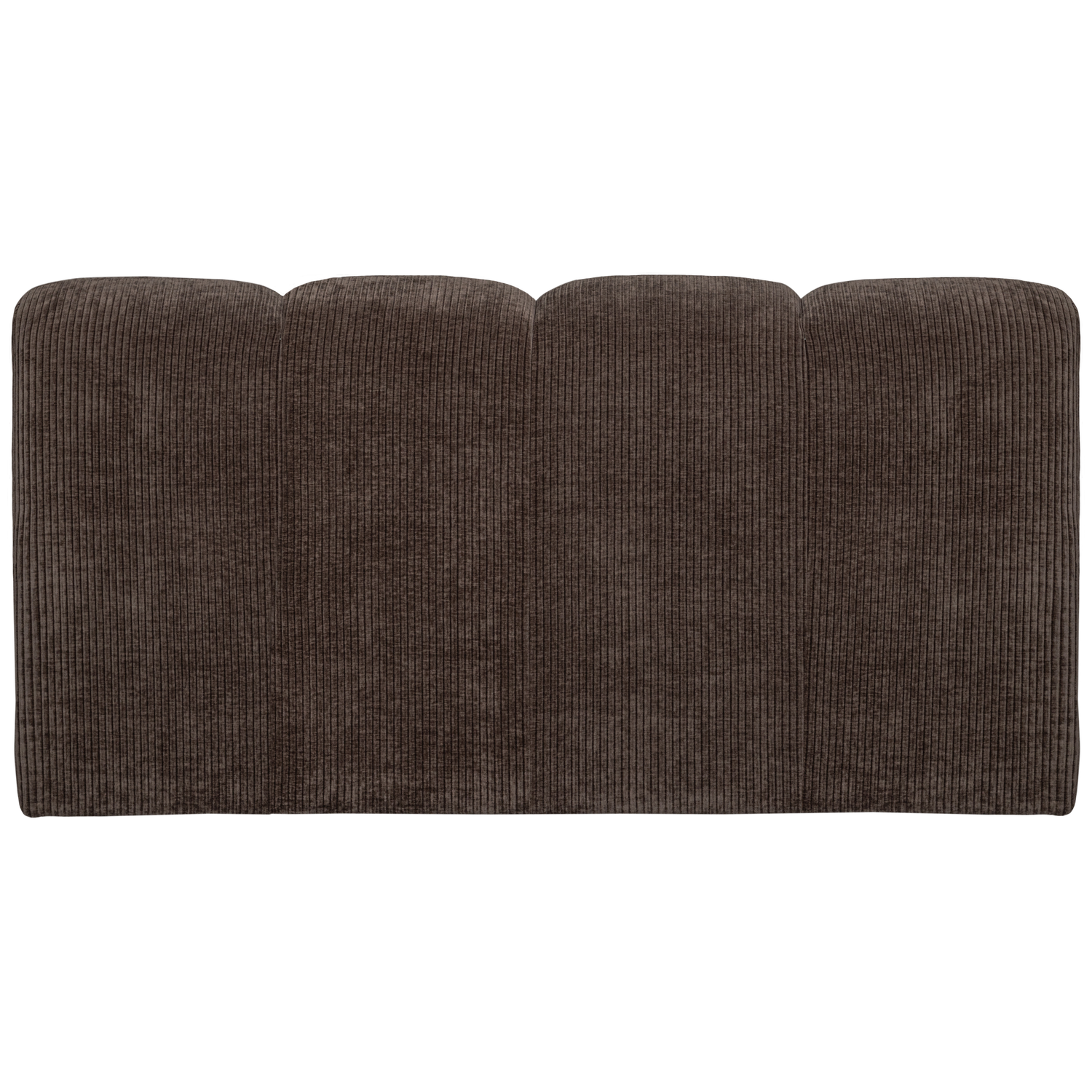 Eetkamerbank Mojo Geweven Rib, 164cm, kleur Bruin - Afbeelding 3