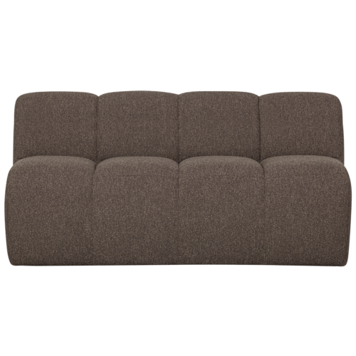 Eetkamerbank Mojo Met Rugleuning Bouclé 164cm Bruin - Afbeelding 2