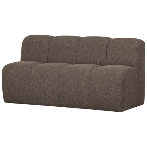 Eetkamerbank Mojo Met Rugleuning Bouclé 164cm Bruin
