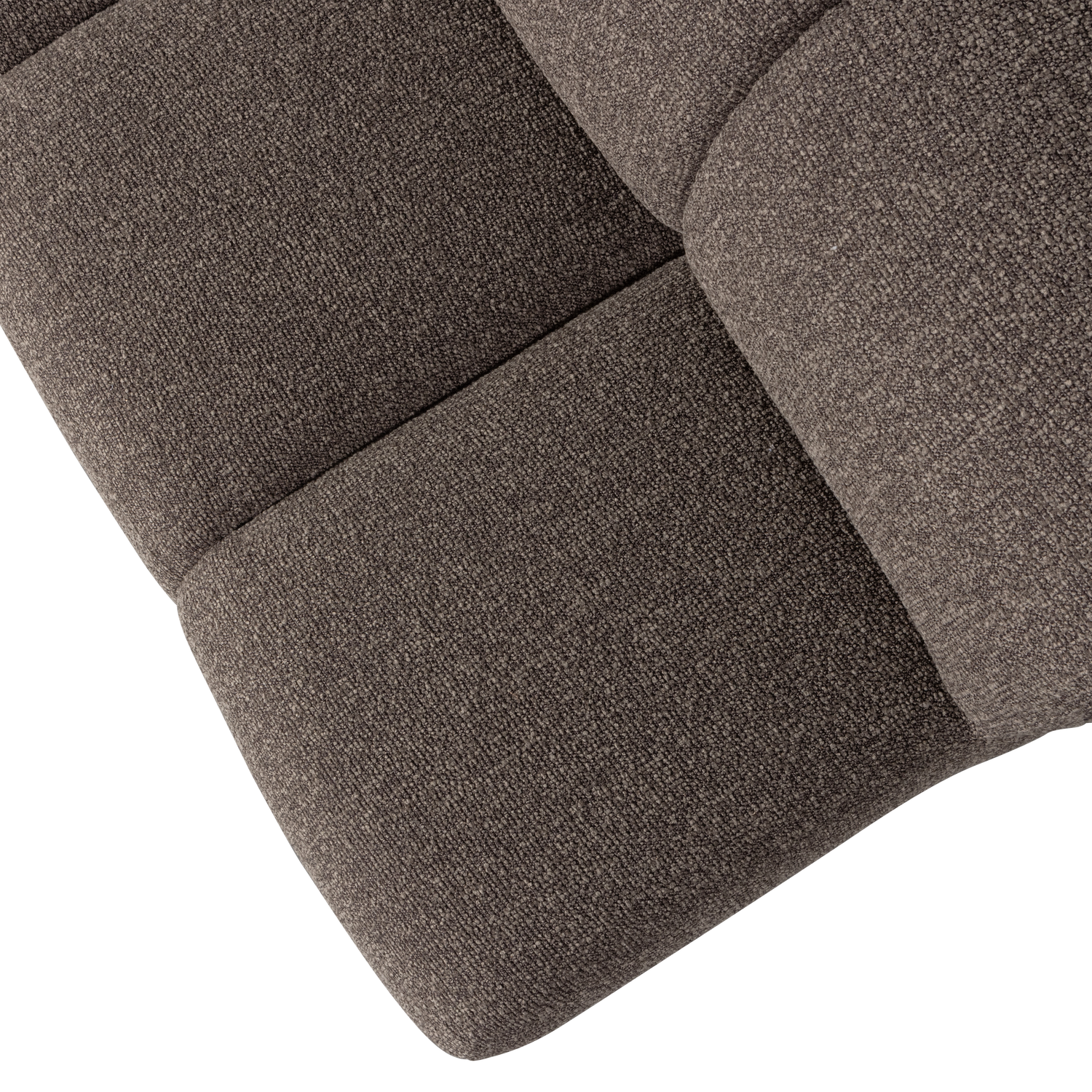 Eetkamerbank Mojo Met Rugleuning Bouclé 164cm Bruin - Afbeelding 6