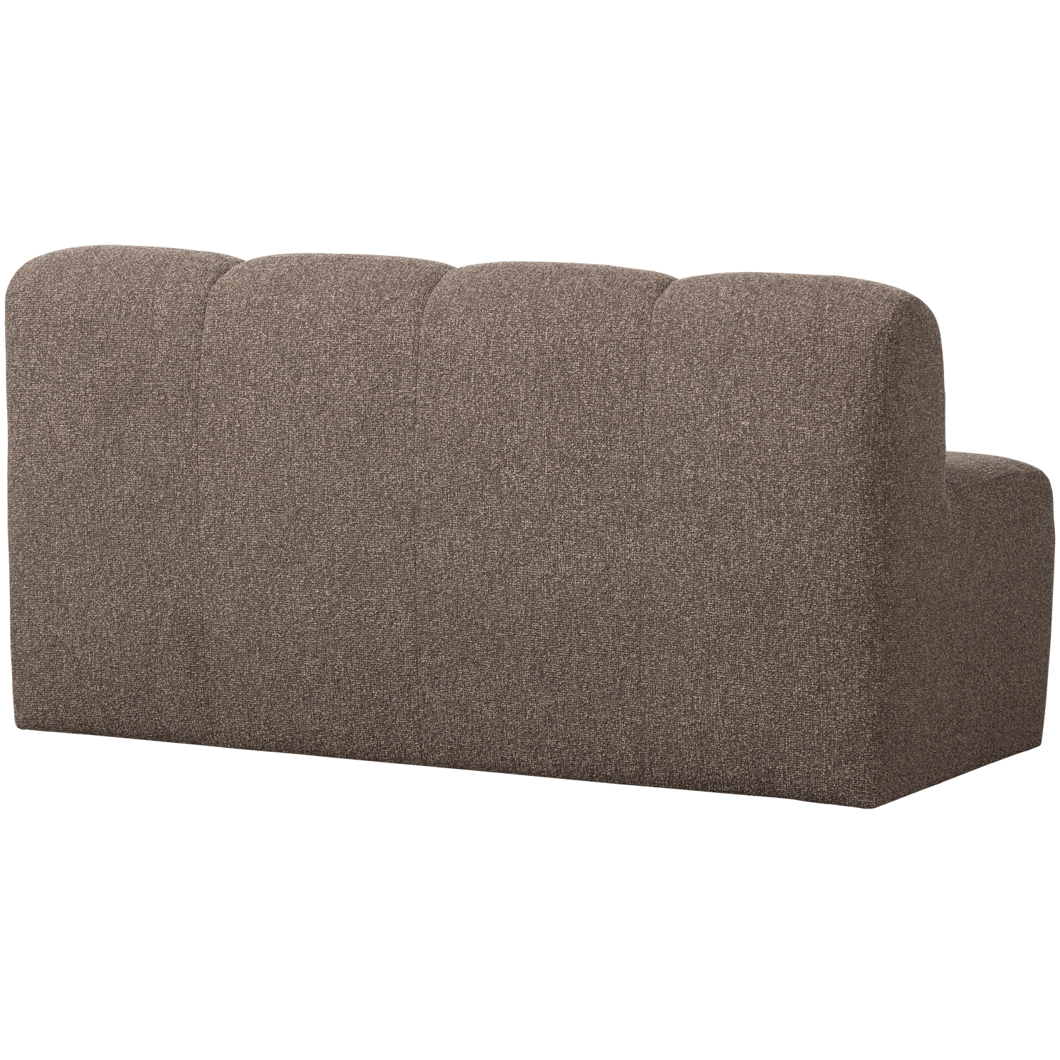 Eetkamerbank Mojo Met Rugleuning Bouclé 164cm Bruin - Afbeelding 3