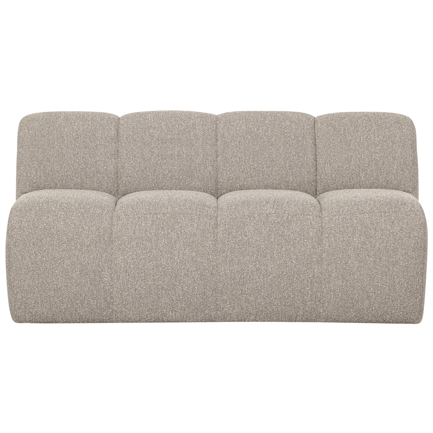 Eetkamerbank Mojo Met Rugleuning Bouclé 164cm Beige - Afbeelding 2
