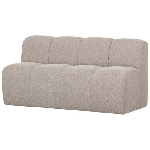 Eetkamerbank Mojo Met Rugleuning Bouclé 164cm Beige
