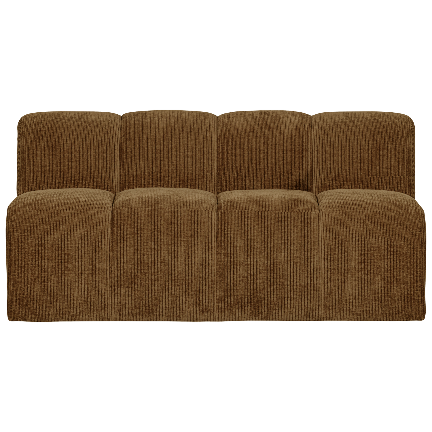 Eetkamerbank Mojo Geweven Rib, 164cm, kleur Honinggeel - Afbeelding 2