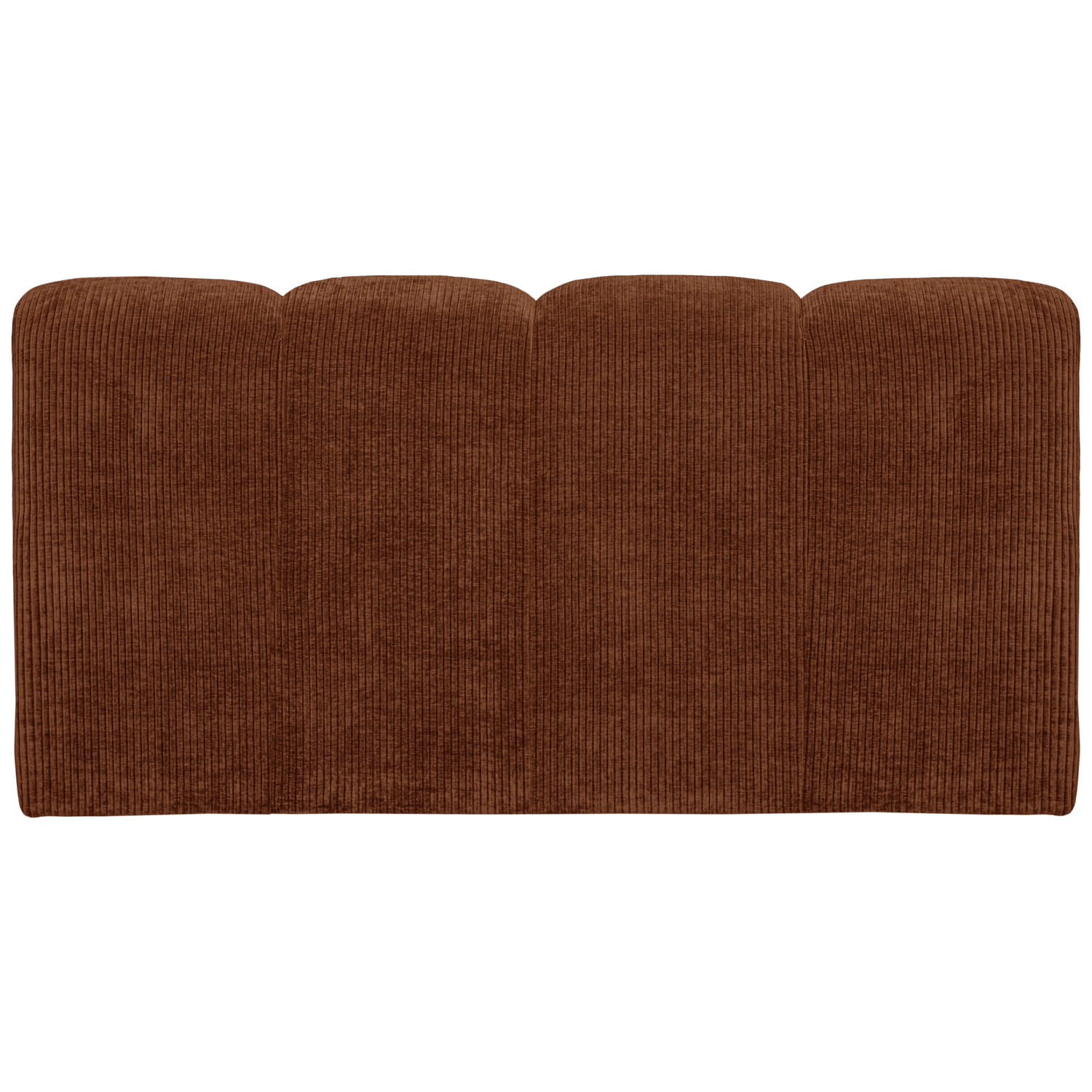 Eetkamerbank Mojo Geweven Rib, 164cm, kleur Roestbruin - Afbeelding 3