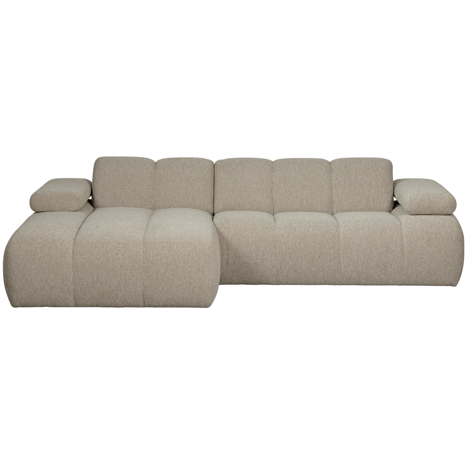 Mojo Loungebank links bouclé beige melange - Afbeelding 4